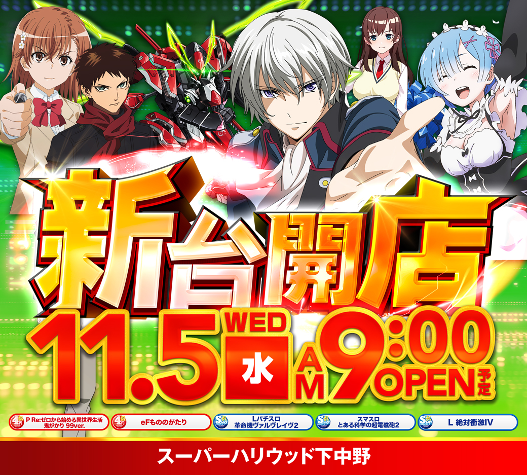 スーパーハリウッド下中野